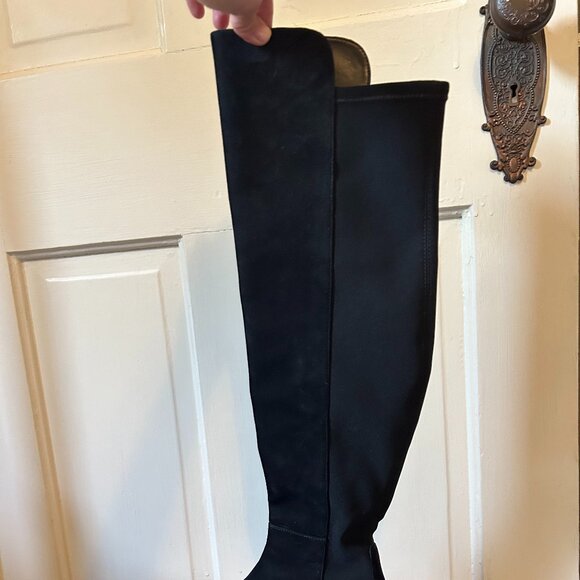 Stuart Weitzman City Boot, brand-new over-the-knee suede boots, size 38.5 (8) - Picture 2 of 8